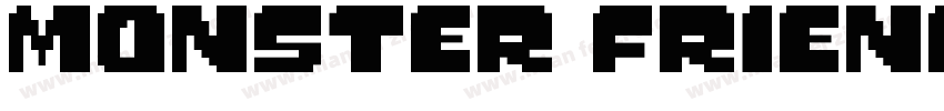 monster friend字体字体转换